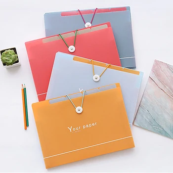 

Portable Accordion File Folder A4 Business File Organizer Expand File Folder With Label Classify Home Office Storage