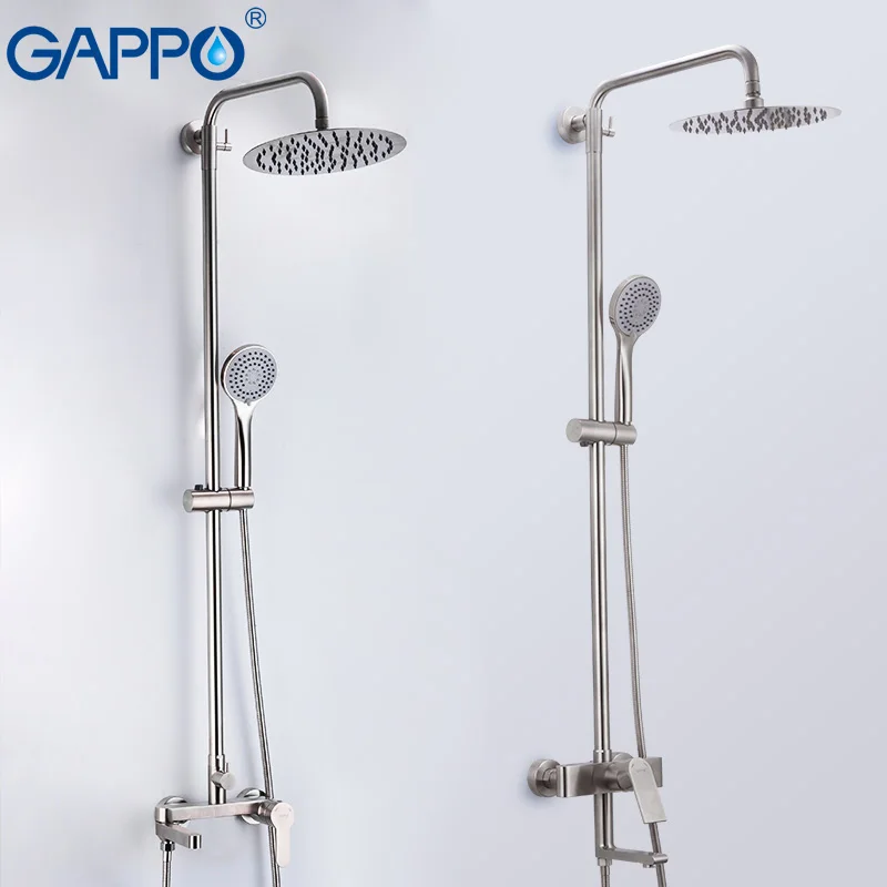 Настенный смеситель GAPPO из нержавеющей стали с одной ручкой|Смесители для душа| |