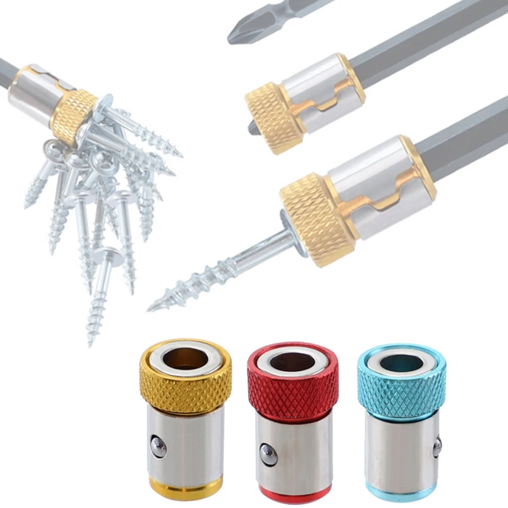Universal Magnetic Ring Screwdriver Bit with Anti-Corrosion and Strong Magnetizer