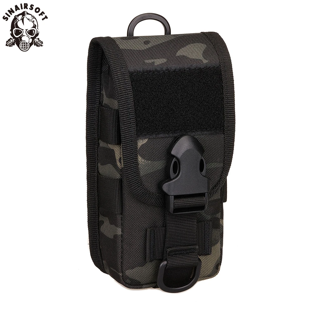 

SINAIRSOFT Outdoor 5.8 Inch Universal Army Tactical Bag For Mobile Phone Hook Cover Pouch Case Molle Belt Cell Phone Pouches