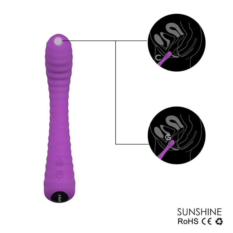 S HANDE мульти скоростной режим силиконовый вибратор для Для женщин G Spot клитора
