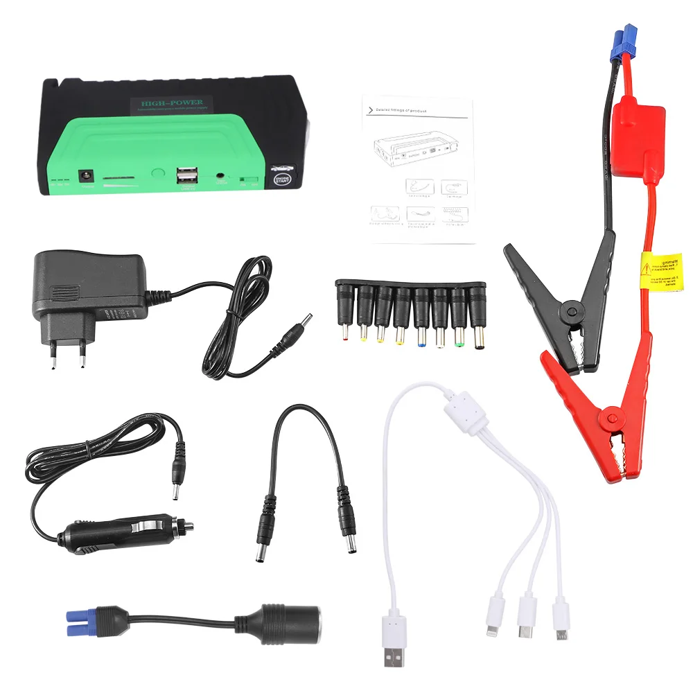 Onever Emergency Car Jump Starter Power Bank 600A 12V Starting Device Portable USB Auto Charger Car Battery Booster Safe Durable