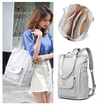 

Mutifunctional Fashion 13 13.3 14 15 15.6" USB Charging Waterproof Laptop Backpack for Women laptop Shoulder Bags shockproof