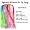 ICERIO 2packs Synthetic Ice Wing Fiber Flat Flash Crystal Mirage Flashabou Tinsel Streamers Nymphs Midges Fly Tying Materials ► Photo 2/6