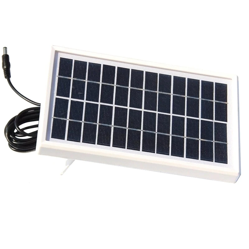 

3W 6V Solar Cell Polycrystalline Diy Solar Panel Power System For Battery Charger Led Light Dc 5521 Cable 3M