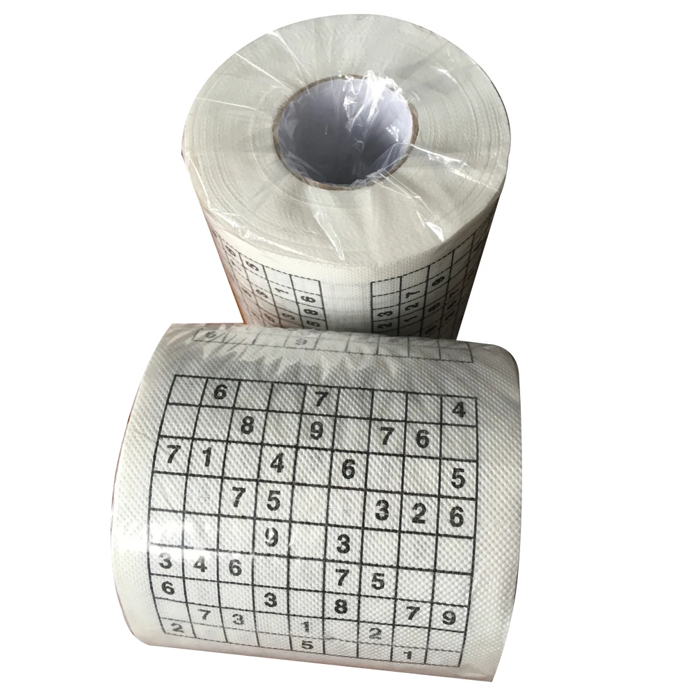 Funny jokes Numbers Girls Bathroom Toilet Paper Rolls Funny Novelty Gift toilet paper