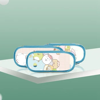 

New Sumikko Gurashi Pen Case Leather Pencil Case School Supplies Stationery Etui School Cute Pencil Box Pencilcase Kalem Kutusu