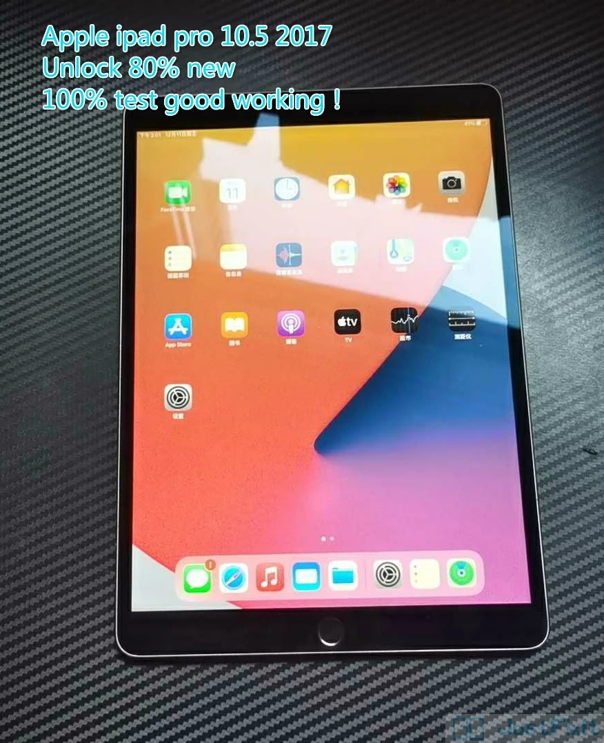 Original Refurbish Apple IPad pro 2017 A1701 10.5 inches Wifi Version Black white About 80% New Unlock most famous tablet