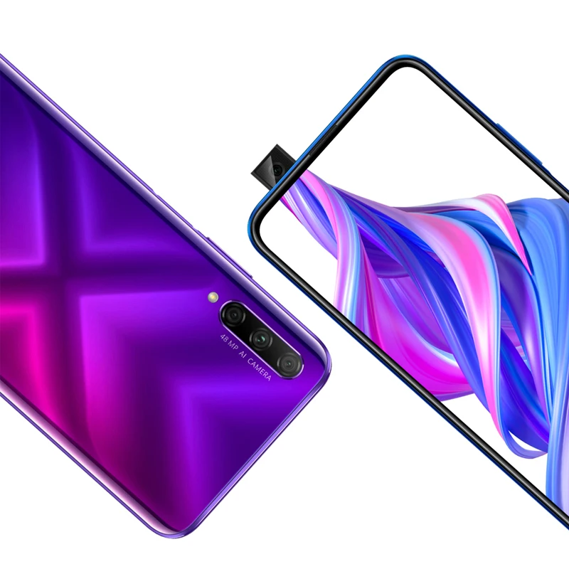  Honor 9X Pro Smart Phone 6.59 inch Lifting Full Screen 48MP 3 Cameras 4000mAh GPU Turbo Mobile Phon