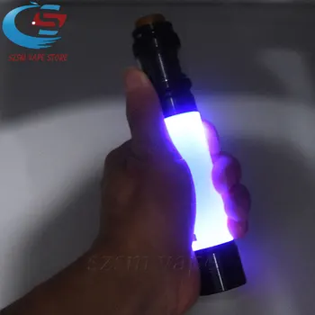 

LED Tube Mod with JuggerKnot Fatality rta 18650 battery MOD ACE Chip USAGE Protection High Electrical Conductivity PC Tube