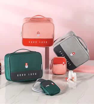 

Portable First Aid Medical Kit Travel Outdoor Camping Mini Medicine Storage Bag Camping Emergency Survival Bag Pill Storage Box