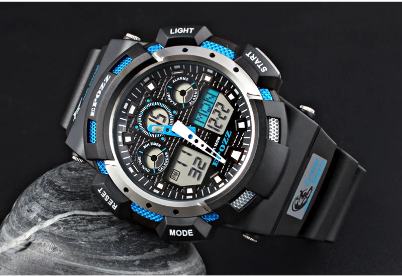 Часы для плавания мужские спортивные цифровые часы светодиодный дисплей светящиеся военные наручные часы водонепроницаемые 100 м montre reloj orologio