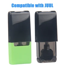 Горячие толстые масляные пустые картриджи 1 мл ватной катушкой одноразовые Vape ручки стручки закрытая система Vapor Tank совместимый с батареей JUUL