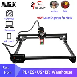 Graveur Laser CNC pour Module 40W 30W 20W 7W, Machine de gravure et de découpe Laser, routeur de fraisage pour sculpture sur bois 