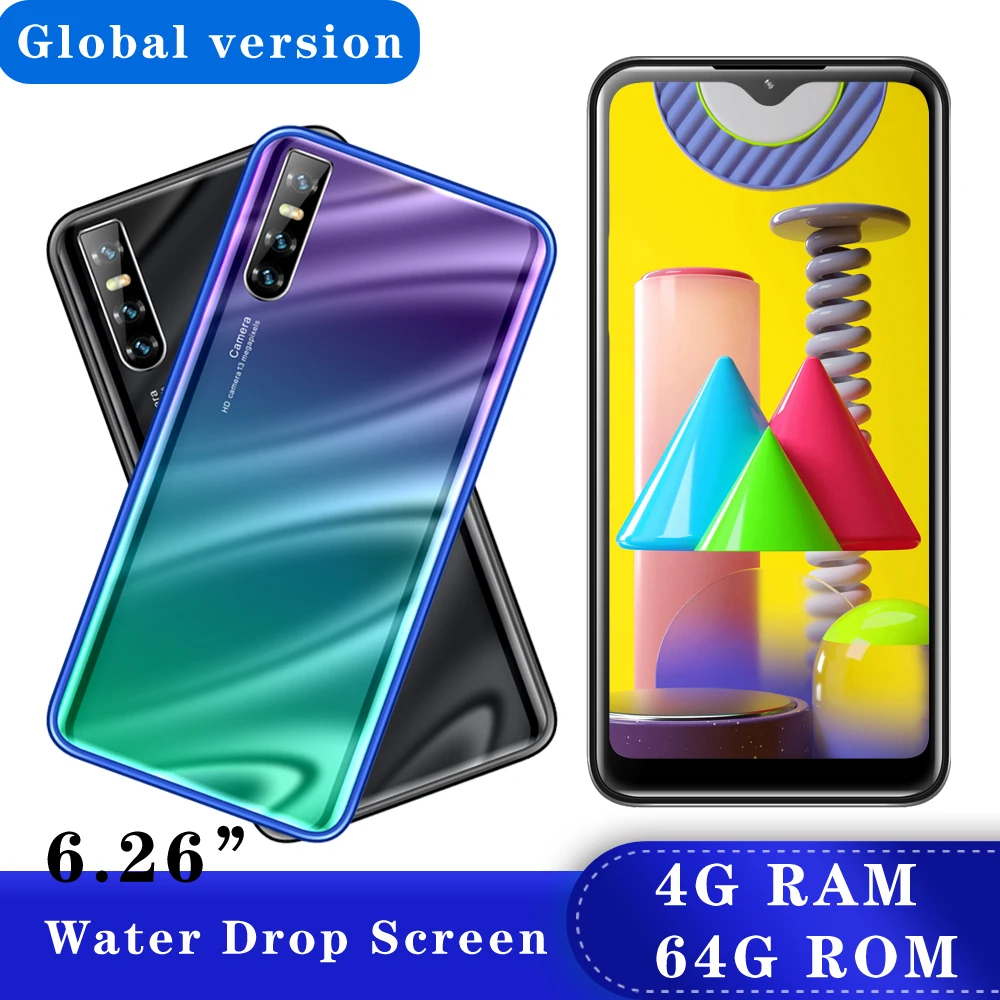 Мобильные телефоны Mate 30 Pro Android экран капли воды 4 Гб ОЗУ 64 ПЗУ четырехъядерный