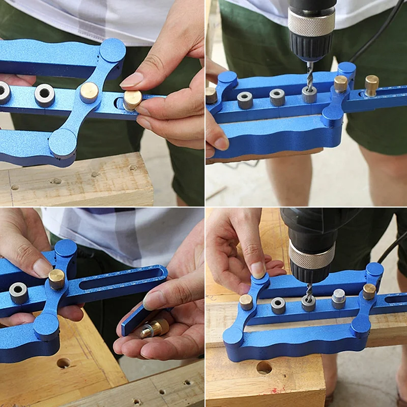 

Hardware Locator drill Jig Punch locator Clamp Accessories Woodworking
