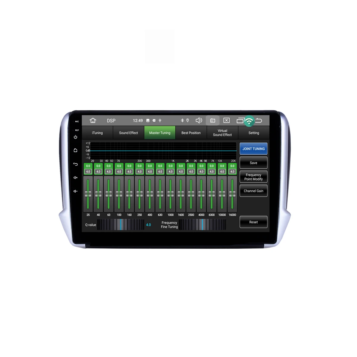 10.1" android 9.0 RAM2G car gps dvd player for Peugeot 2008 208 car radio multimedia navigation stereo head unit dsp