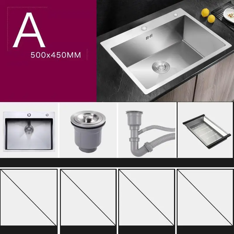 Escurridor Lavandino Acero Inoxidable Lavello Cucina кухня Fregadero De Cocina Куба Pia Cozinha Lavabo мойка для овощей - Цвет: Version G
