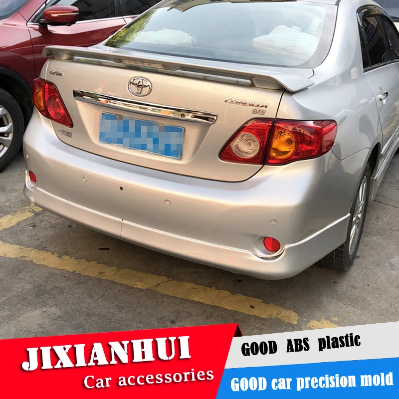 Спойлер для Corolla 2006-2013 Toyota DLYC ABS пластик Материал заднее крыло автомобиля Цвет