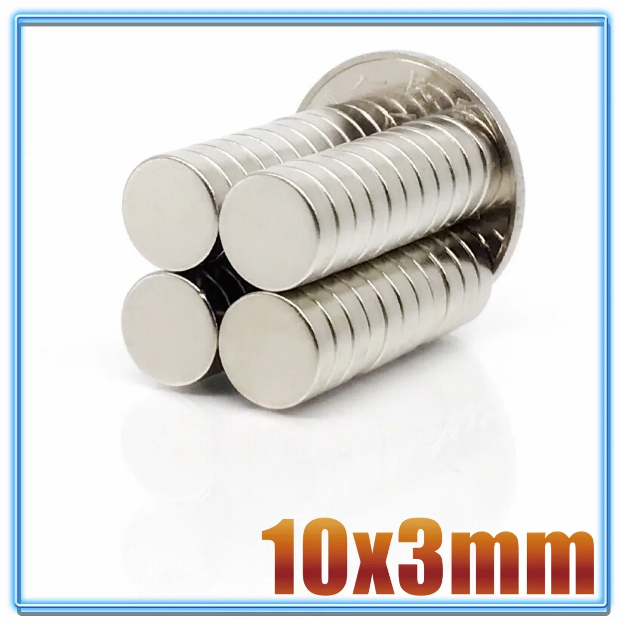 Neodymium Magnets 20-500Pcs 10x3 10mm x 3mm N35 NdFeB Round Super Powerful Strong Permanent
