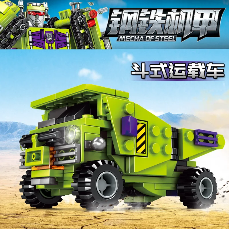 6 в 1 машинки доспехи для грузовиков Legoeds Technic Трансформеры фигурки строительные
