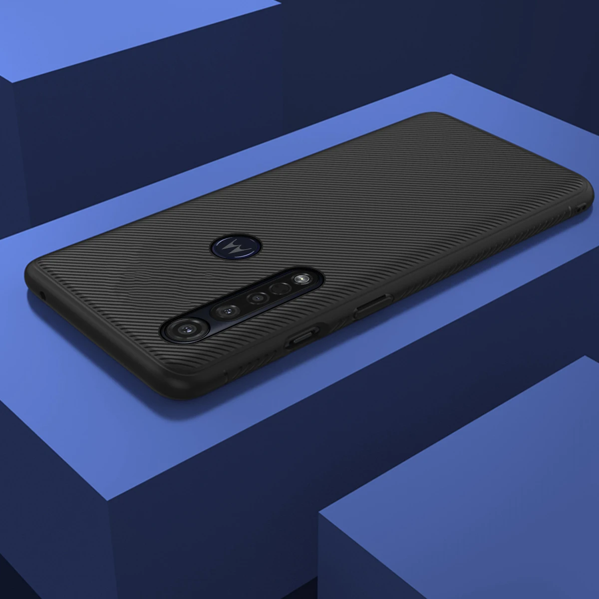 Для Motorola Moto G8 Plus чехол, силиконовый тонкий нескользящий чехол из углеродного волокна, матовый мягкий чехол из ТПУ для Moto G8 Plus G8 Play чехол
