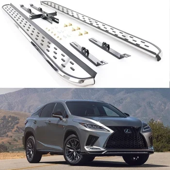 

Aluminum For Lexus RX350 RX350L RX450h RX450hL F sport 2016 2017 2018 2019 2020 running board side step Nerf bars good quality