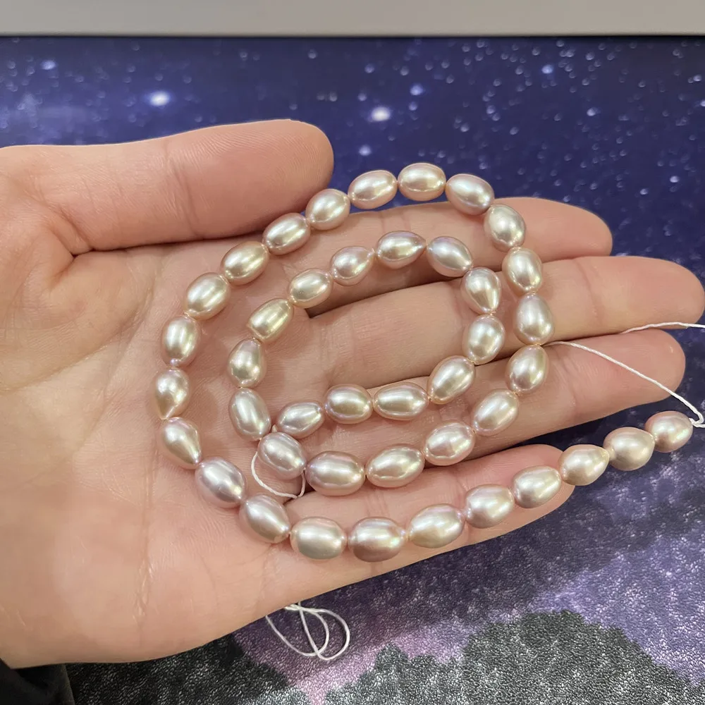 Natürliche Süßwasser Unregelmäßige Perle Perlen Lose Perlen Für DIY Armband Halskette Ohrring Schmuck Machen Strang 14 "HK132 – Detail 6