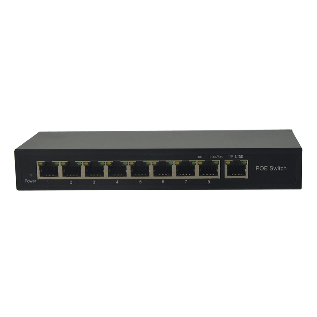 Новейший BV Tech 100Mbps-SW800G 1+ 8 Порт 130 Вт 57 в 802.3af гигабитный коммутатор PoE