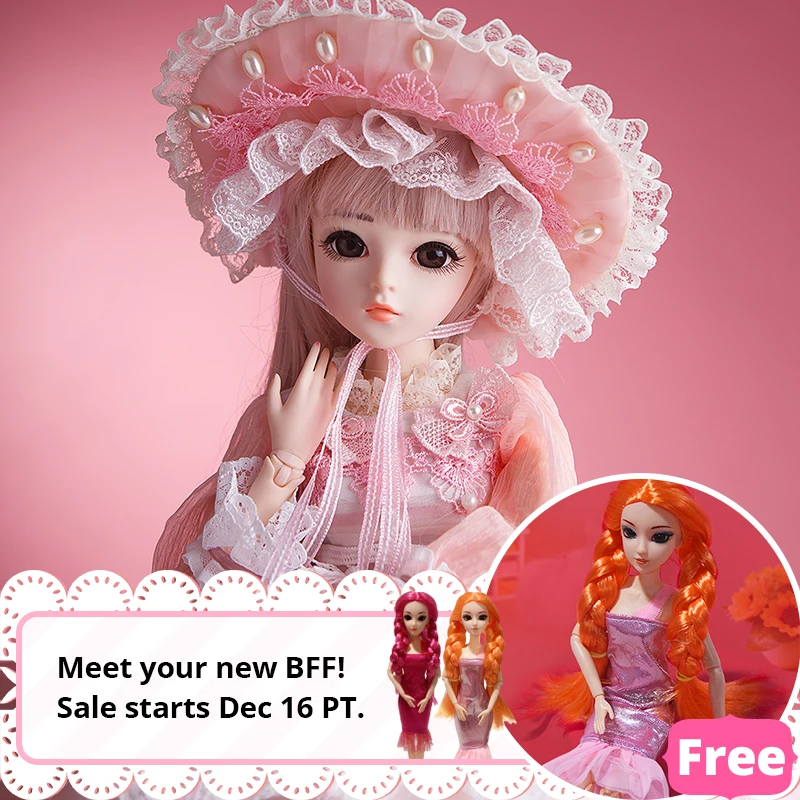 UCanaan 18 шаровых суставов 1/3 23,6 ''BJD SD куклы с одеждой наряд обувь парик волосы макияж для девочек подарок и коллекция кукол