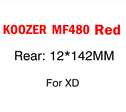 KOOZER MF480 ступица 6 подшипников 24 т трещотка 32 отверстия быстрый выпуск через ось горный велосипед Массажер для 8-11S XD100* 135 142*12 мм - Цвет: Red 12x142mm XD