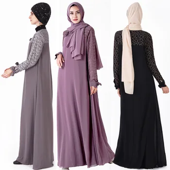 

Dubai Turkey Plus Size Muslim Hijab Dress Kaftan Caftan Marocain Islamic Clothing For Women Ramadan Islam Robe Musulmane Longue