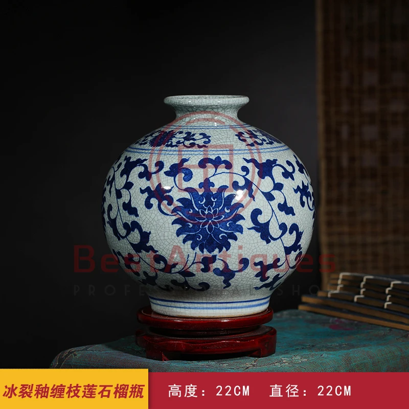 bkqj001-18 Цзиндэчжэнь керамическая ваза для украшения, товары для рукоделия, Элегантная классическая ваза, лучшая антикварная ваза ручной работы, китайский стиль, красивый 23 - Цвет: bkqj001-18