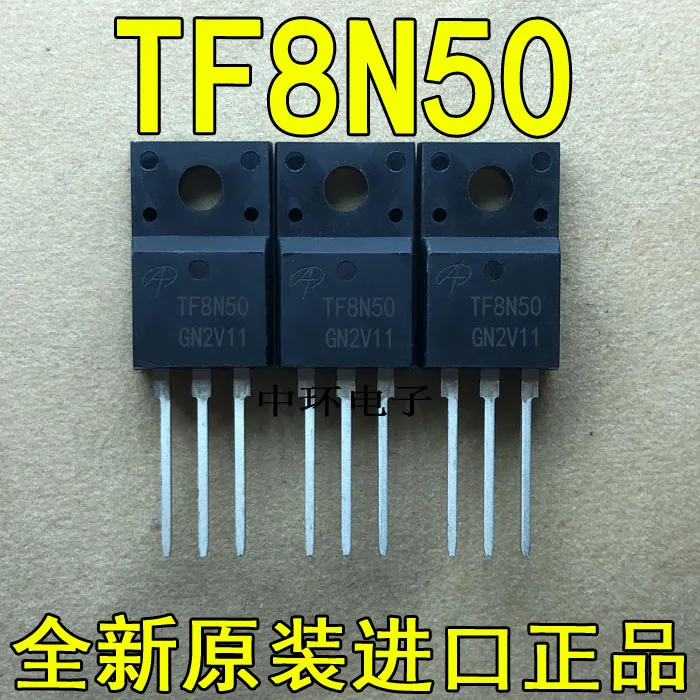 10 шт./лот TF8N50 AOTF8N50 8A500V TO-220F/10 шт./лот