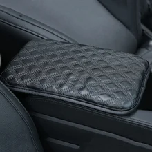 30*21 см Авто кожаный Подлокотник Накладка центральный консольный ящик Аксессуары Украшение салона автомобиля ручной мат для релакса