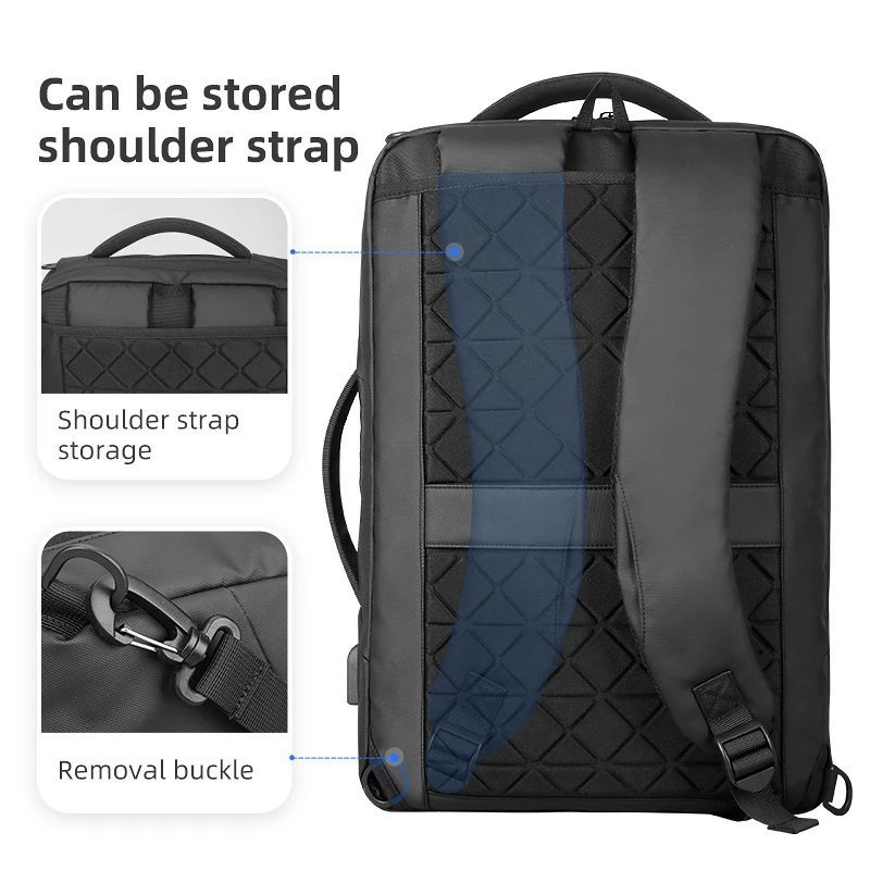 Mark Ryden Travel Backpack Large Capacity Teenager Male Mochila Anti-thief Bag USB Charging 15.6 inch Laptop Backpack Waterproof