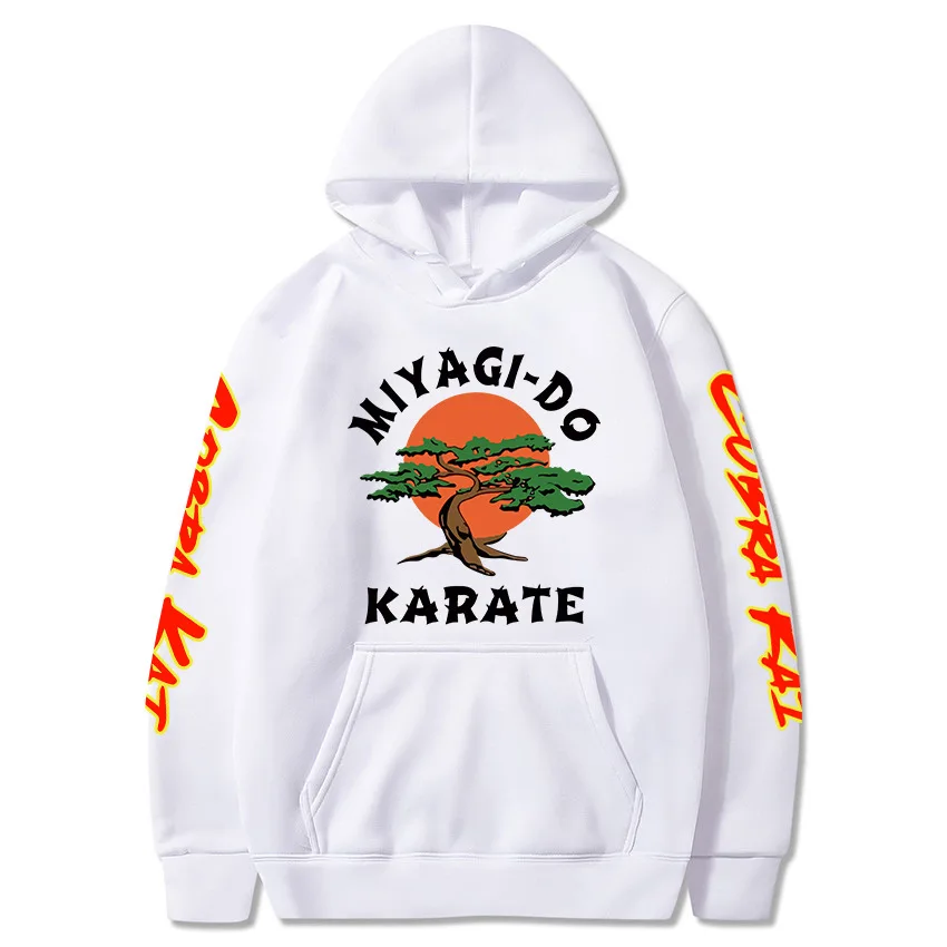 Sudadera con capucha Cobra Kai, kárate, Chico, serpiente, Kobra, No Mercy, Retro, años 80, disfraz de artes marciales, Tops, 2020