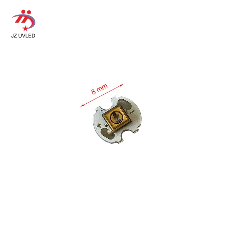 UVC with 8mm board 5 шт. 275nm UVC светодиодный светильник бусины для уфл дезинфицирование оборудование 265nm 285nm SMD 3535 чип светодиодный насыщенного фиолетового ультрафиолетовый светильник 6V - Мощность в ваттах: UVC with 8mm board