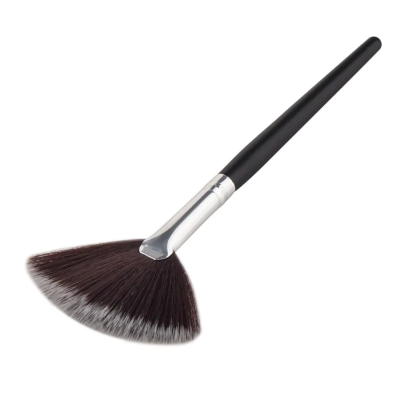 

Wholesale 50Pcs Professional Fan Makeup Brush Blending Highlighter Contour Powder Brush Cosmetic Beauty Tools Drop Shipping