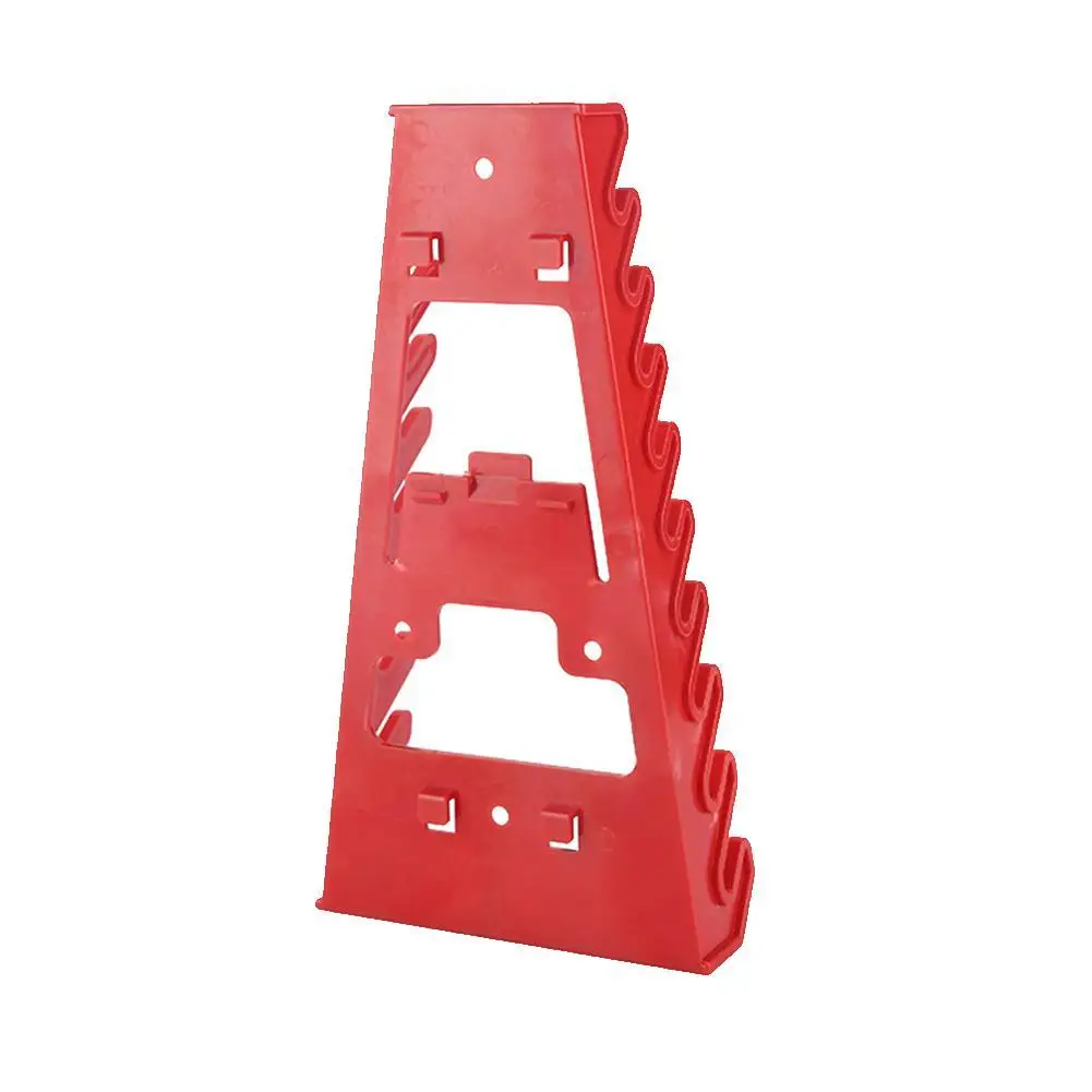 Plastic Wrench Organizer Spanner Sorter Holder Wall Mounted Tray Rack Storage Organizer Socket Tool Hook Storage Tools Household personalized tool bag