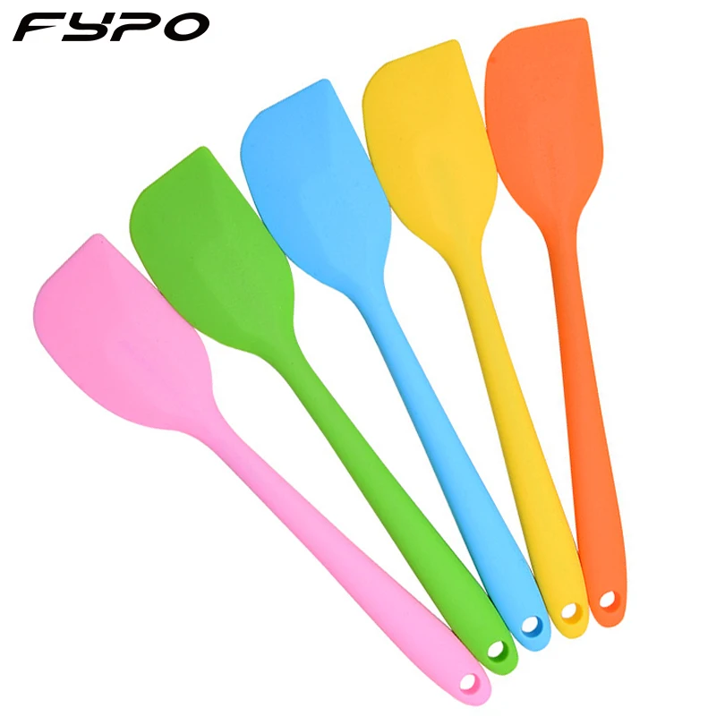 Baking scraper cake baking Tool food grade Non Stick Spatula butter Spoon cooking silicone spatula rubber shovel bakery tools