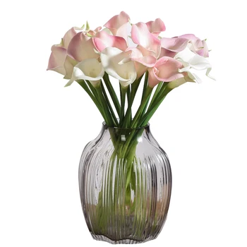 

INDIGO - Wholesale 1000 pcs Mini Size PU Real Touch Calla Lily Decorative Artificial Flower Wedding Flower Party Free Shipping