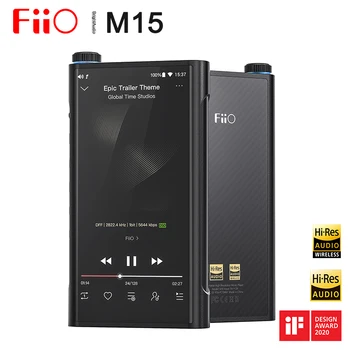 FiiO M15 insignia Android Dual AK4499 hi-res reproductor Musc portátil MP3 USB DAC,Samsung Exynos7872,XMOS XUF208,DSD512 768kHz/32bit