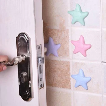 

1pcs Door Stopper Doorknob Wall Protector Savor Shockproof Refrigerator Crash Pad Stop Silicone Door Handle Stopper Home Gadget