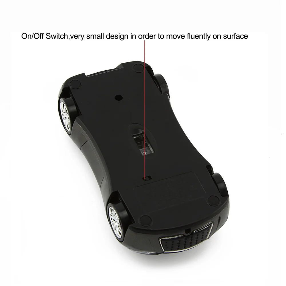 CHUYI Wireless Sports Car Model Mouse Optical Mouse 1600DPI Ergonomic Gaming Mice With USB  For Computer PC Xiaomi Laptop Gift