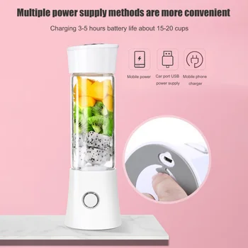 

New Juicer Multifunctional Portable Fruit Juicer Small Electric USB Juice Cup Drinkware Household Tools Vacuum Flasks