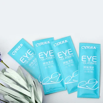 

50pcs Set Glasses Cleaner Wet Wipes Tissue Eyewear Cleaning Dust Remove Computer Phone Screen Wiping Tools Disposable
