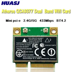 Huasj-Módulo adaptador WIFI de doble banda, mini PCI-E, 2,4G/5G, BT4.0, QCA9377