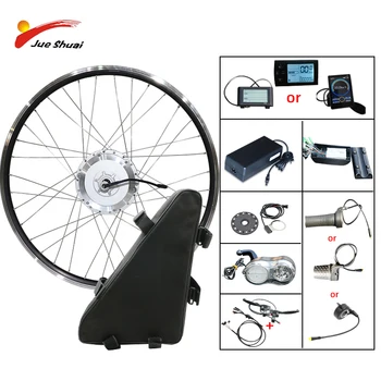 

48V 500W Bafang Electric Bicycle conversion Kit Triangle Lithium Battery Brushless Hub front Motor Wheel bicicleta electrica