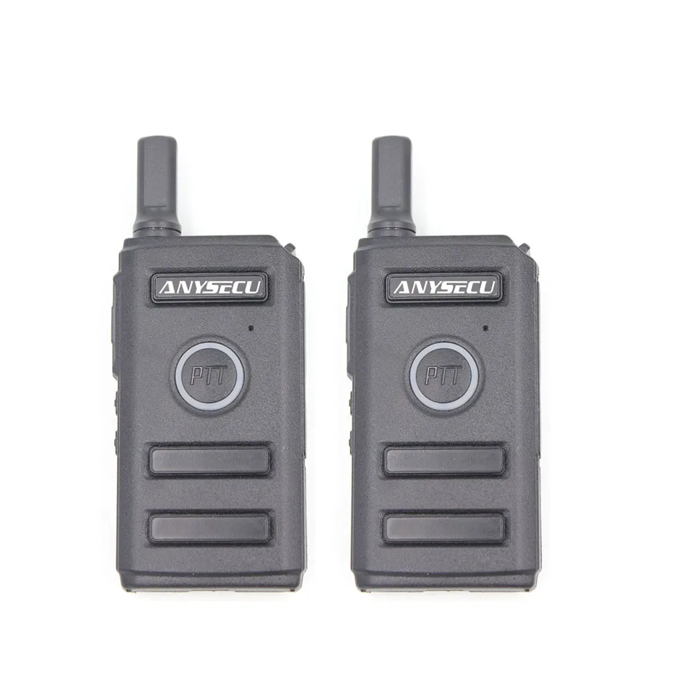 ANYSECU MINI-2 SC-600 UHF mini walkie talkie Amateur Radio 400-470 mhz Ultra thin two-way radio dual PTT breathing light | Мобильные